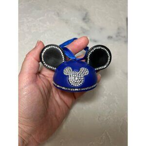 Rare Disney Parks Limited Edition Mickey Mouse Ears Ceramic Christmas Ornament